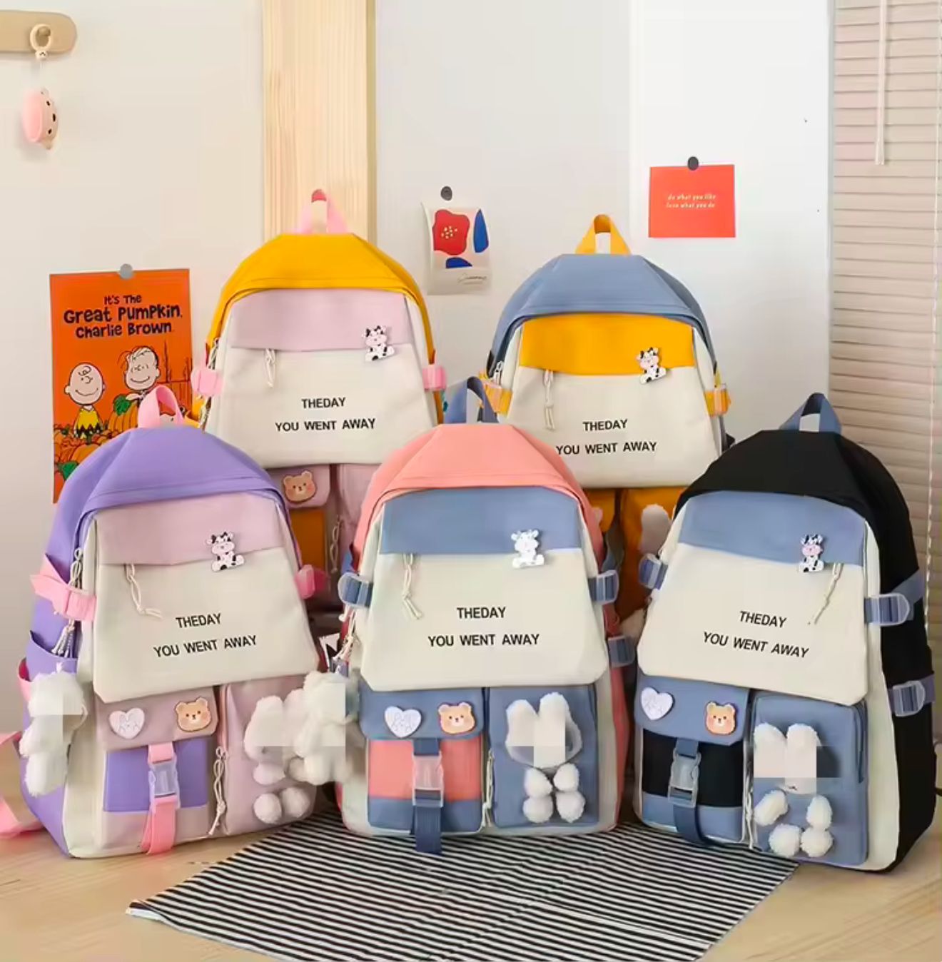 BOLSOS PARA NIÑA 5 EN 1 MODELO 2 set