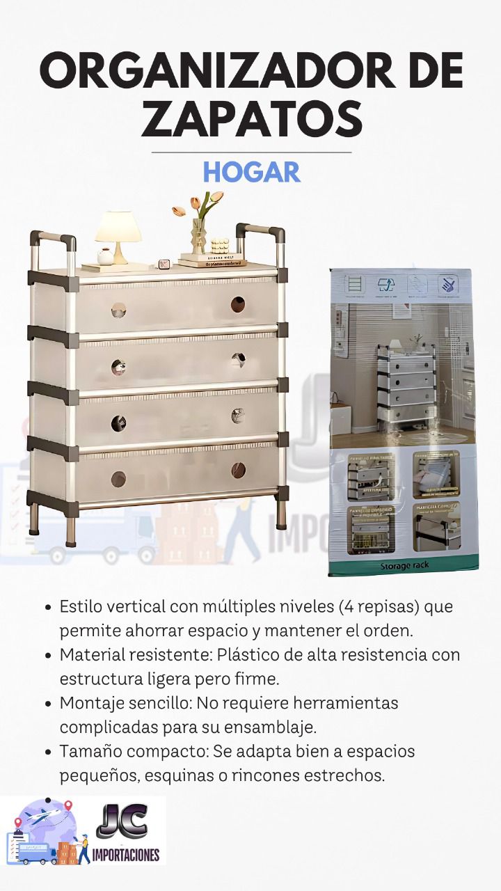 Organizador De Zapatos Zapatera 5 Nivele