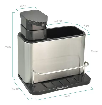 Dispensador De Jabon Acero Inoxidable