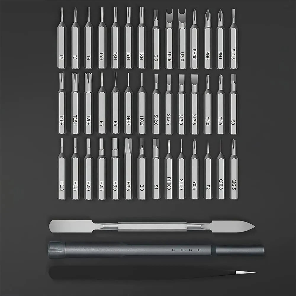 Kit Destornilladores 44 Puntas Magnética