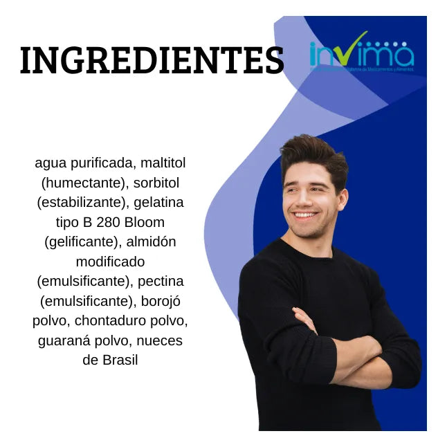 Gomitas Potenciadoras con Borojó y Chontaduro