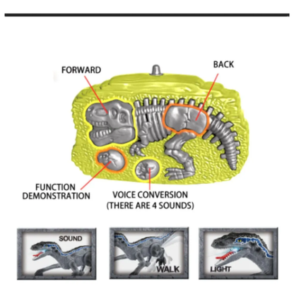 Juguete Dinosaurio Con Control Remoto