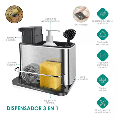 Dispensador De Jabon Acero Inoxidable