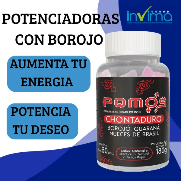 Gomitas Potenciadoras con Borojó y Chontaduro