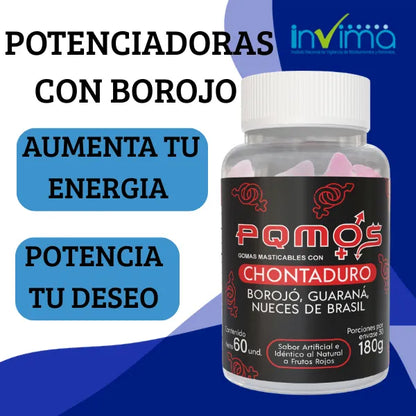 Gomitas Potenciadoras con Borojó y Chontaduro